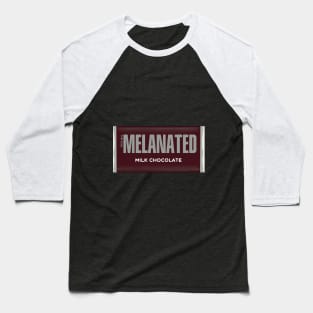 Melanated Milk Chocolate Baseball T-Shirt